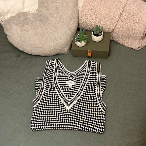 Women’s Striped White and Black Evereve Top - Picture 5 of 5